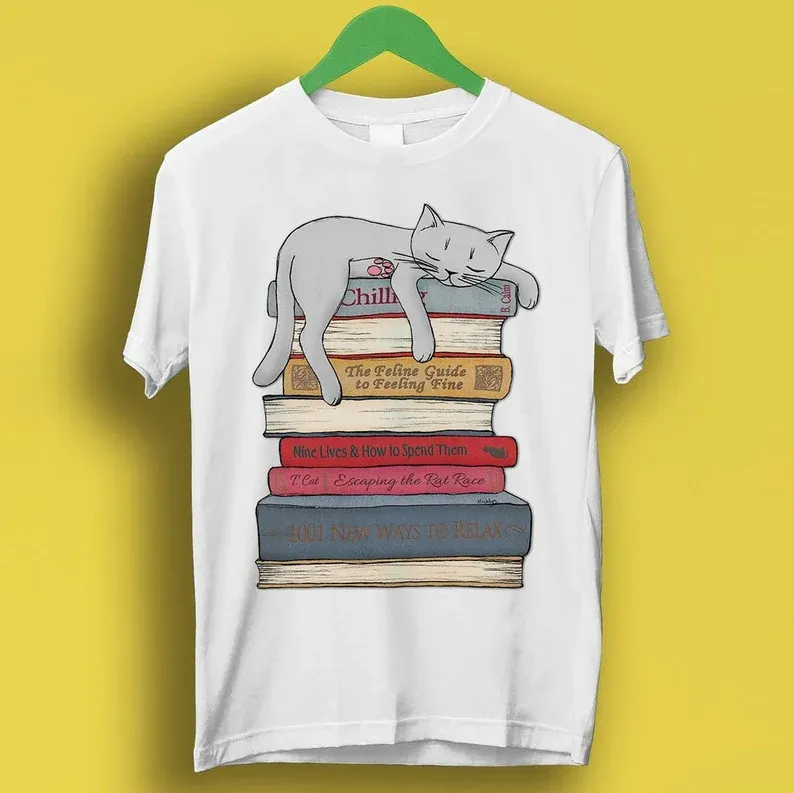 How To Chill Like A Cat T Shirt Meme Gift Funny Tee