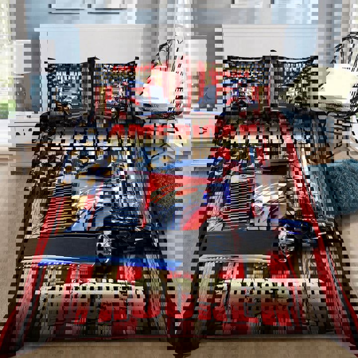American Trucker Bedding Set