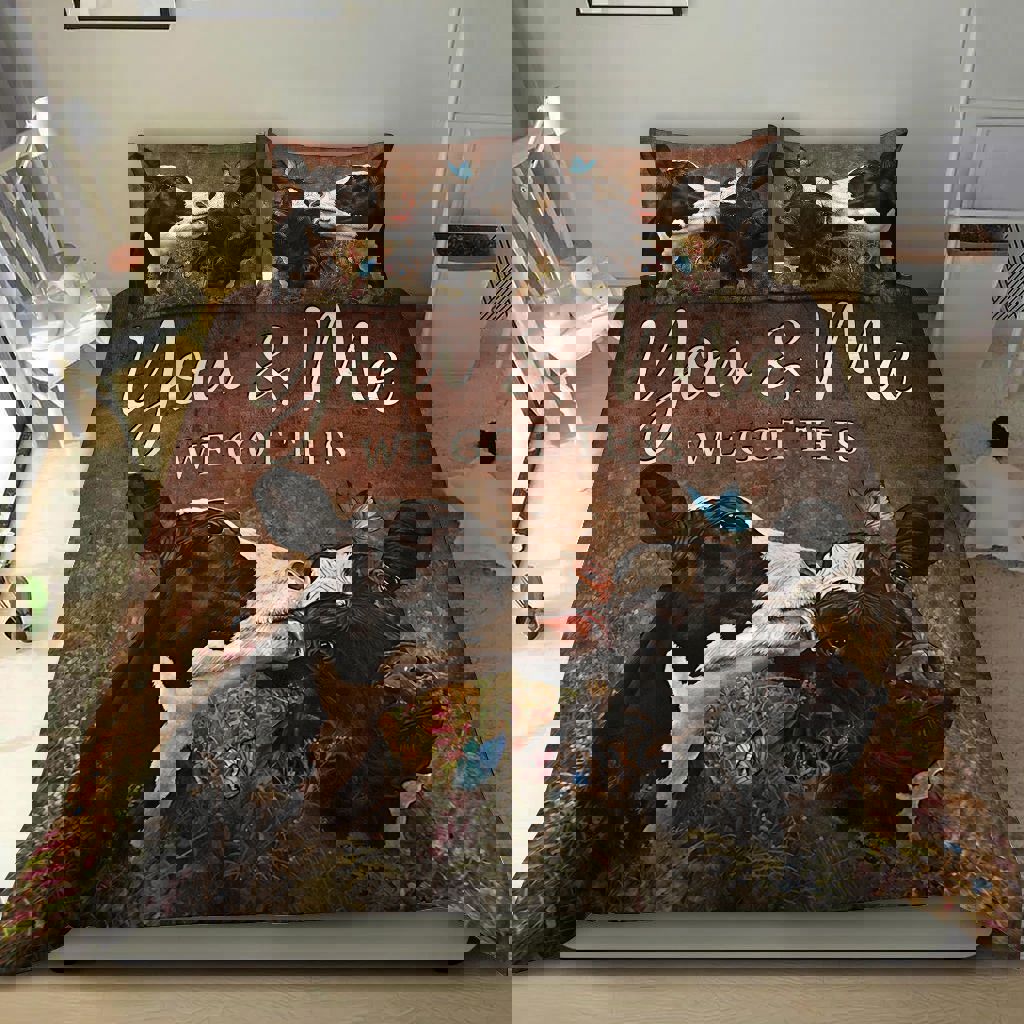 Cow Couple Bedding Set You And Me We Got This