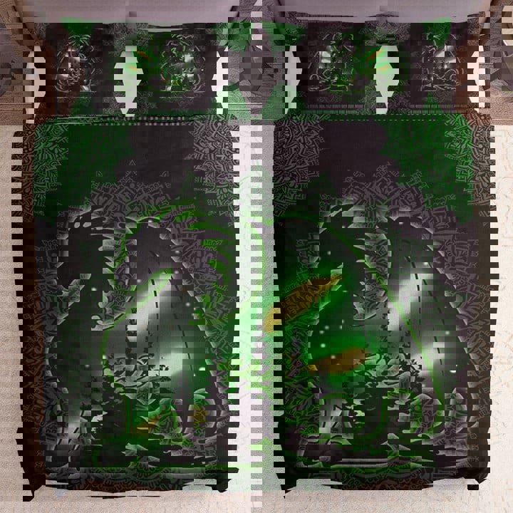 Green Dragon Bedding Set