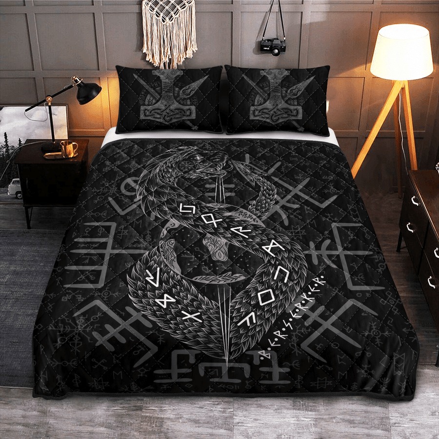 Viking Quilt Set Jormungandr